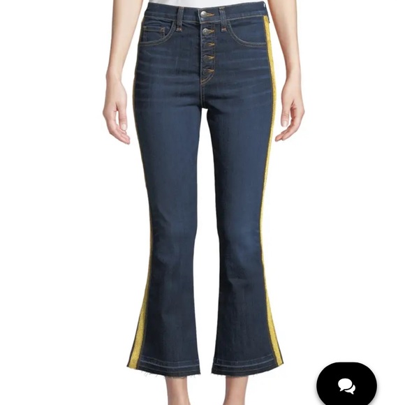 Veronica Beard Carolyn Tuxedo Striped Jeans - size 24 - Picture 14 of 16